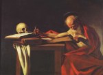 Caravaggio San Girolamo che&nbsp;scrive